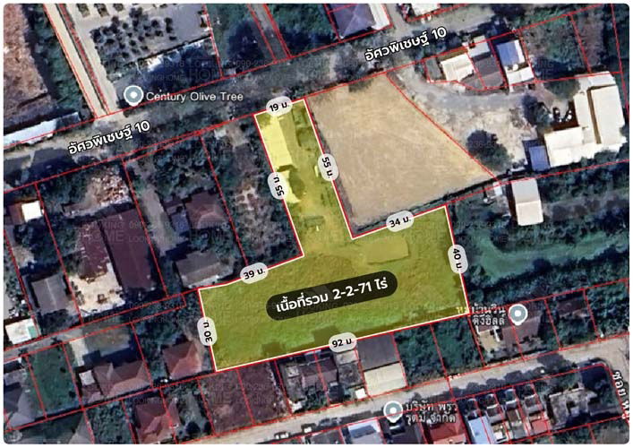 รูป L-144 : ที่ดิน 2-2-71 ไร่ เข้าจาก ถ.กาญจนาภิเษก 180 เมตร ซ.อัศวพิเชษฐ์ 10 (ซ.สวนผัก 45) ตลิ่งชัน - รูปที่ 2/21