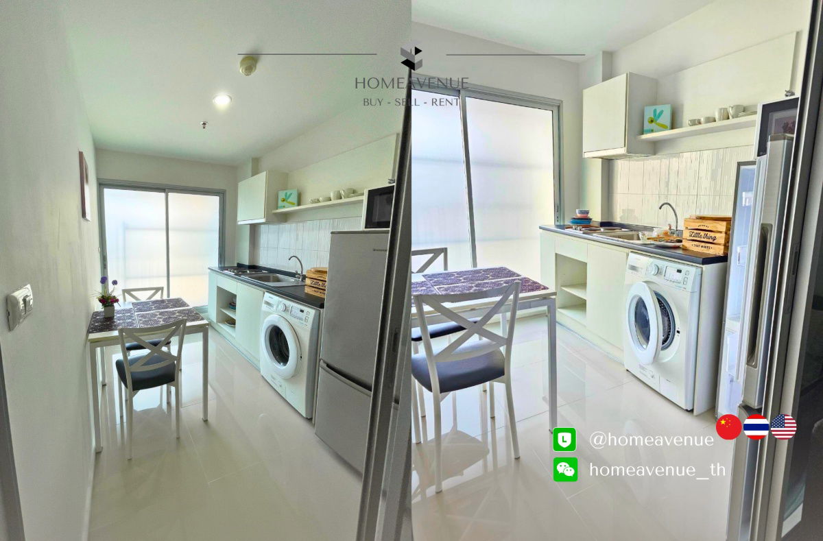 picture Aspire Rama 9 ✨ Renovated unit, ready to move in 🚇 Next to MRT Rama 9 | Line: @homeavenue 💥HA-158 - 4/6