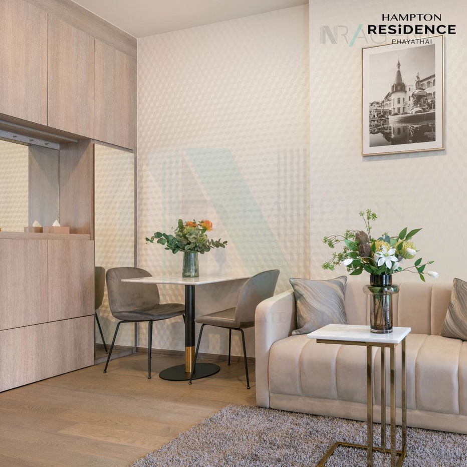 picture 🔺 For Rent Condo PARK ORIGIN PHAYATHAI Building 1, Floor 3,1 bed room, Room size 33 sqm - 6/8