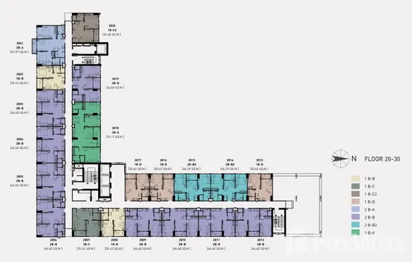 picture 2 bedrooms for sale at Artemis Sukhumvit 77 - 7/27