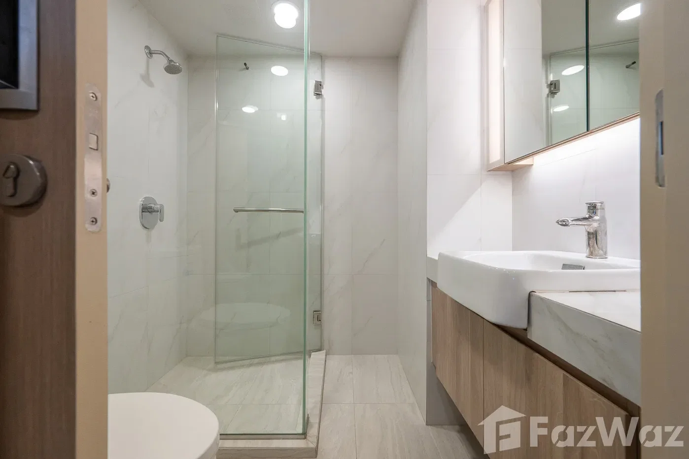 รูป คอนโดให้เช่า 2 ห้องนอน ในโครงการ วาลเด้น อโศก 5620249 - รูปที่ 7/8