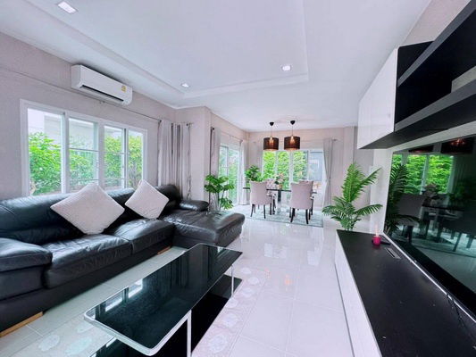 รูป [ให้เช่า] หมู่บ้าน บุราสิริ อ่อนนุช - บางนา / 3 ห้องนอน 3 ห้องน้ำ / 60 ตรว. 165 ตรม. **40,000** บ้านเดี่ยวตกแต่งสวย ใกล้นิคมฯ เจโมโปลิส - รูปที่ 2/12
