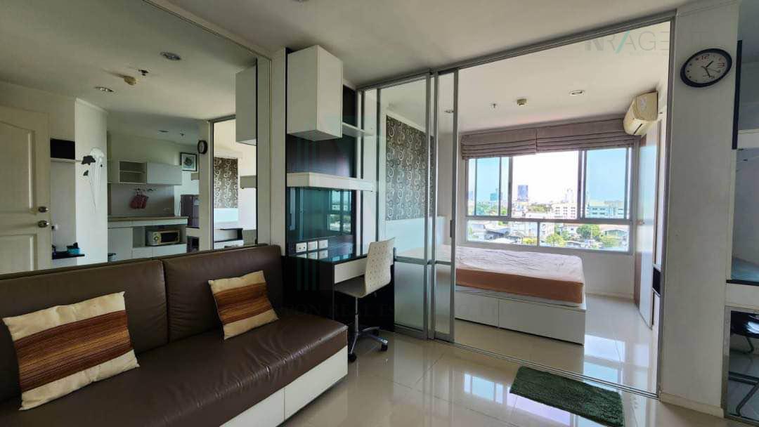 picture 🚩 For Rent Condo LUMPINI VILLE LASALLE - BEARING Building C, Floor 6,1 bed room, Room size 26 sqm - 1/8