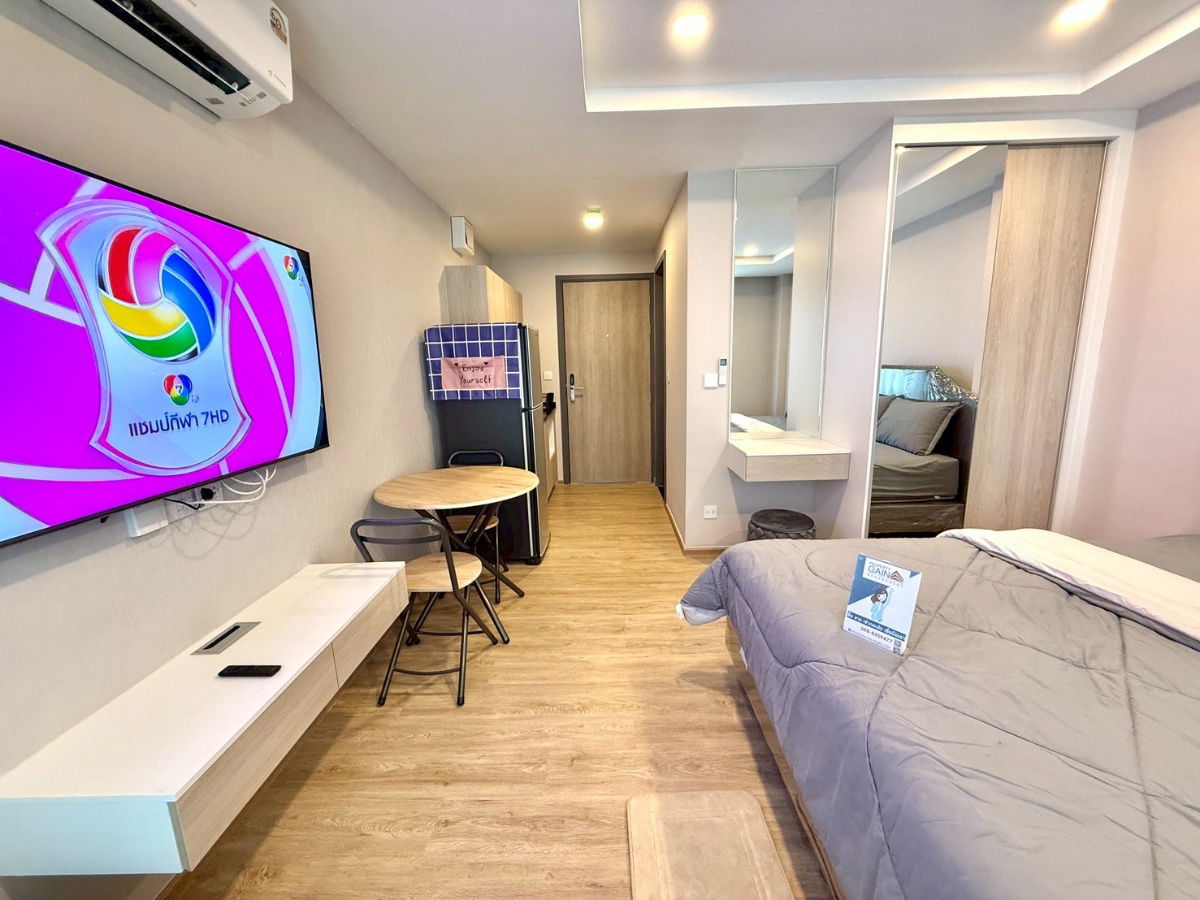รูป Studio  ตึกใหม่กริบแฮมตันเวสต์ เพียง7500 บาท ชั้น5 เตียง6ฟุตเฟอร์ครบ มีเครื่องซักผ้า  คุ้มมาก/มีห้องให้ชมจริง - รูปที่ 3/24