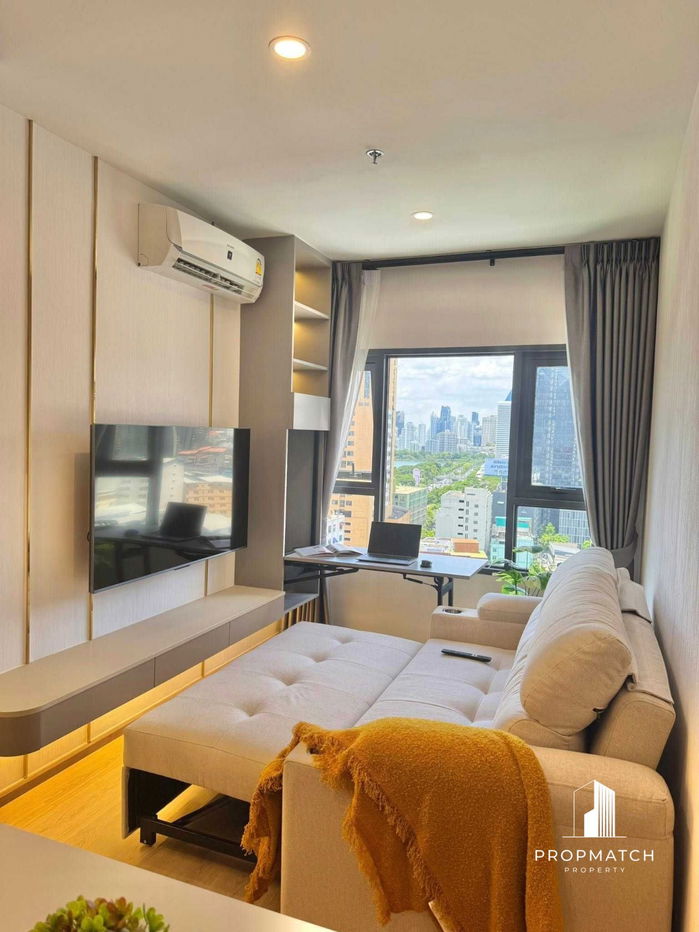 รูป ✨Flash Deal ✨Life Rama 4 - Asoke ( 1Bed 1Bath 32.4SQM.) แต่งครบพร้อมอยู่ !! เพียง 27,500 บาทต่อเดือน Tel.0981315848 @propmatch - รูปที่ 1/19