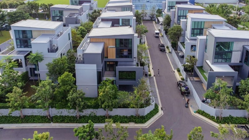 Houses for rent : 4 bedroom 5 bathroom single house Vive Krungthep Kreetha Rent