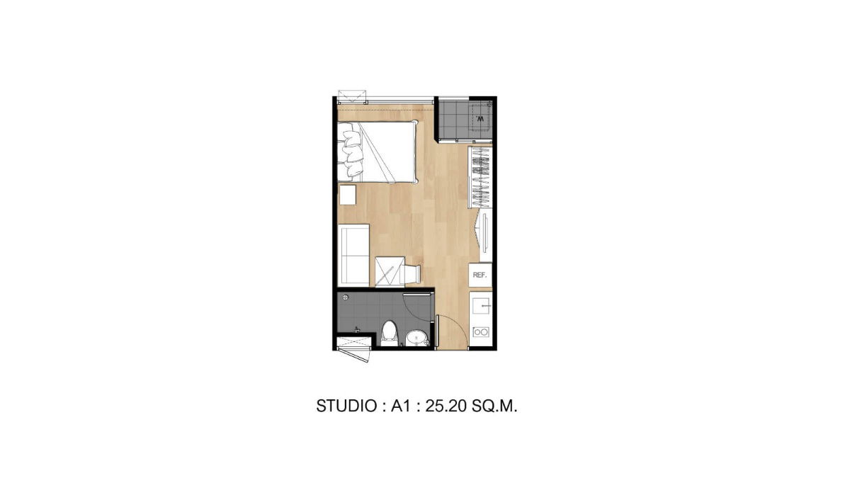 picture ✨Condo for rent, ready to move in. Project: Flexi Sathorn - Charoennakorn Phase 1. Brand-new unit in a great location, fully furnished. - 13/25