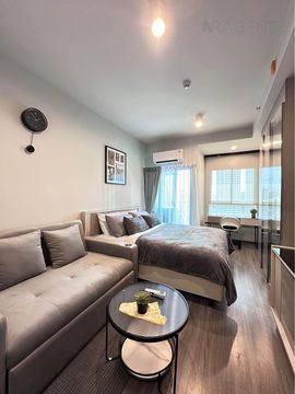 🚩 For Rent Condo IDEO RAMKHAMHAENG LAM SALI STATION Building 1, Floor 12A,Studio, Room size 24 sqm