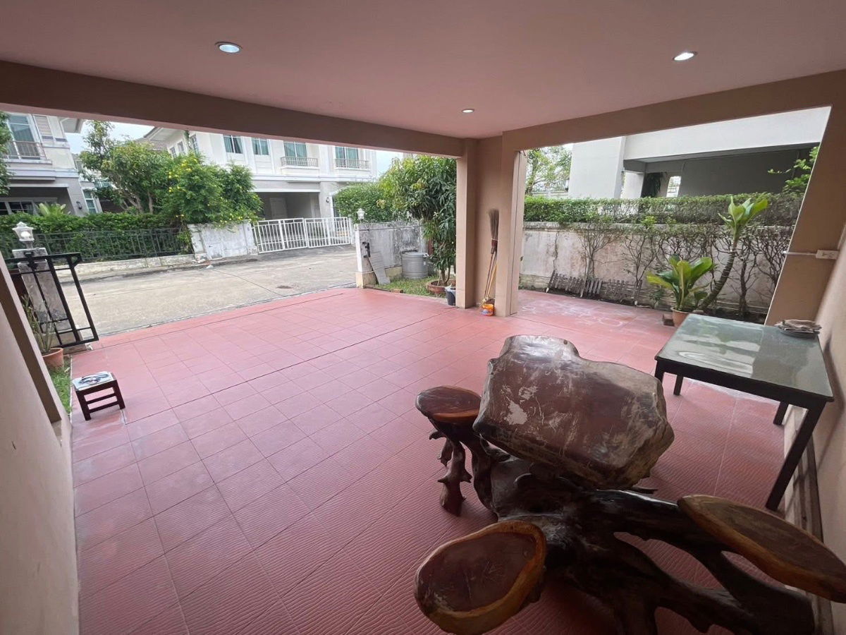 picture Single house for rent in Bangkok, fully furnished, near expressway. - 24/25