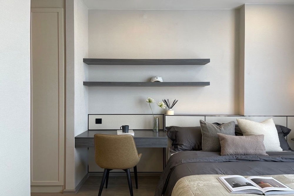 picture 🔥 For Rent !!🔥 Code C20230800092..........Cooper Siam, 1 bedroom, 1 bathroom, high floor 19++, furnished, ready to move in 📣📣 - 6/7