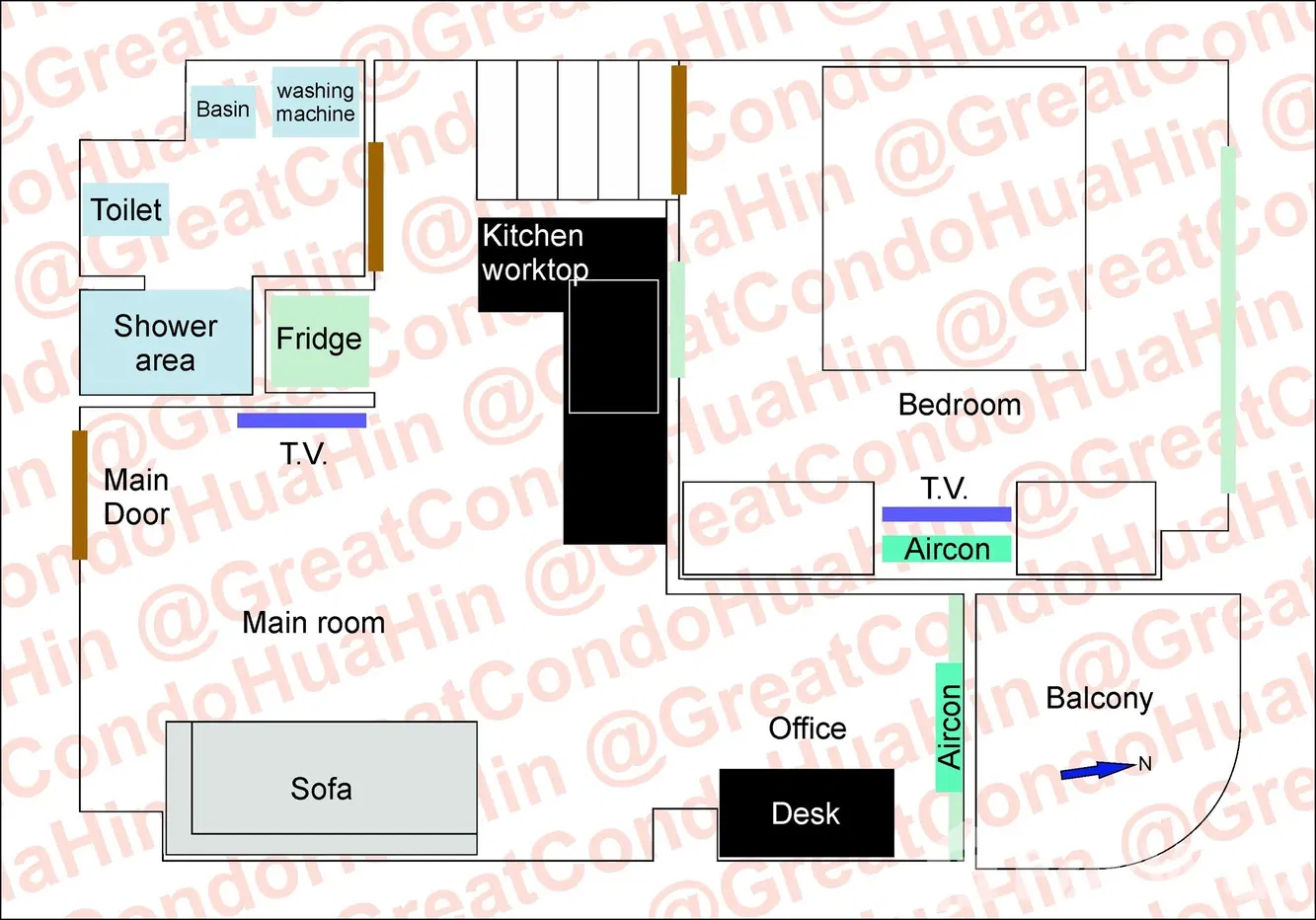 picture 1 bedroom 44sqm Condo ready to move in or rent out - 37/37