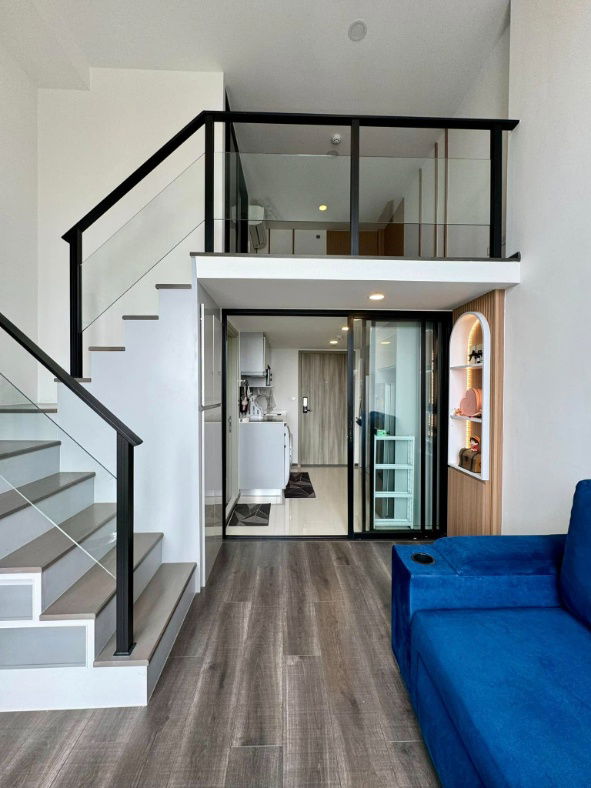 รูป Knightsbridge Space Ratchayothin ติดรถไฟฟ้า พหลโยธิน 24 เดินทางง่าย ฟรีไวไฟ Duplex ขนาด 40 ตรม.   - รูปที่ 7/13