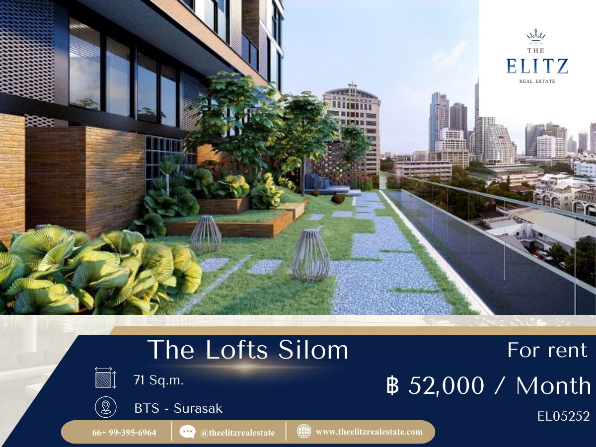 รูป ✨ The Lofts Silom ราคาโดนใจ แต่วิวและโลเคชั่นระดับพรีเมียม ✔ - รูปที่ 1/9