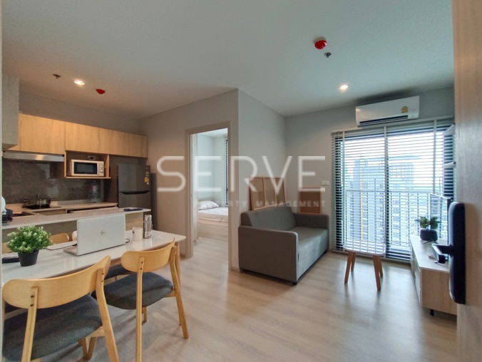 picture 2 Beds Nice Room City View Fully furnished Good Location 20 Steps From MRT Si La Salle Station @ Nue Noble Srinakarin Lasalle  - 1/9