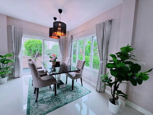 รูป [ให้เช่า] หมู่บ้าน บุราสิริ อ่อนนุช - บางนา / 3 ห้องนอน 3 ห้องน้ำ / 60 ตรว. 165 ตรม. **40,000** บ้านเดี่ยวตกแต่งสวย ใกล้นิคมฯ เจโมโปลิส - รูปที่ 3/12
