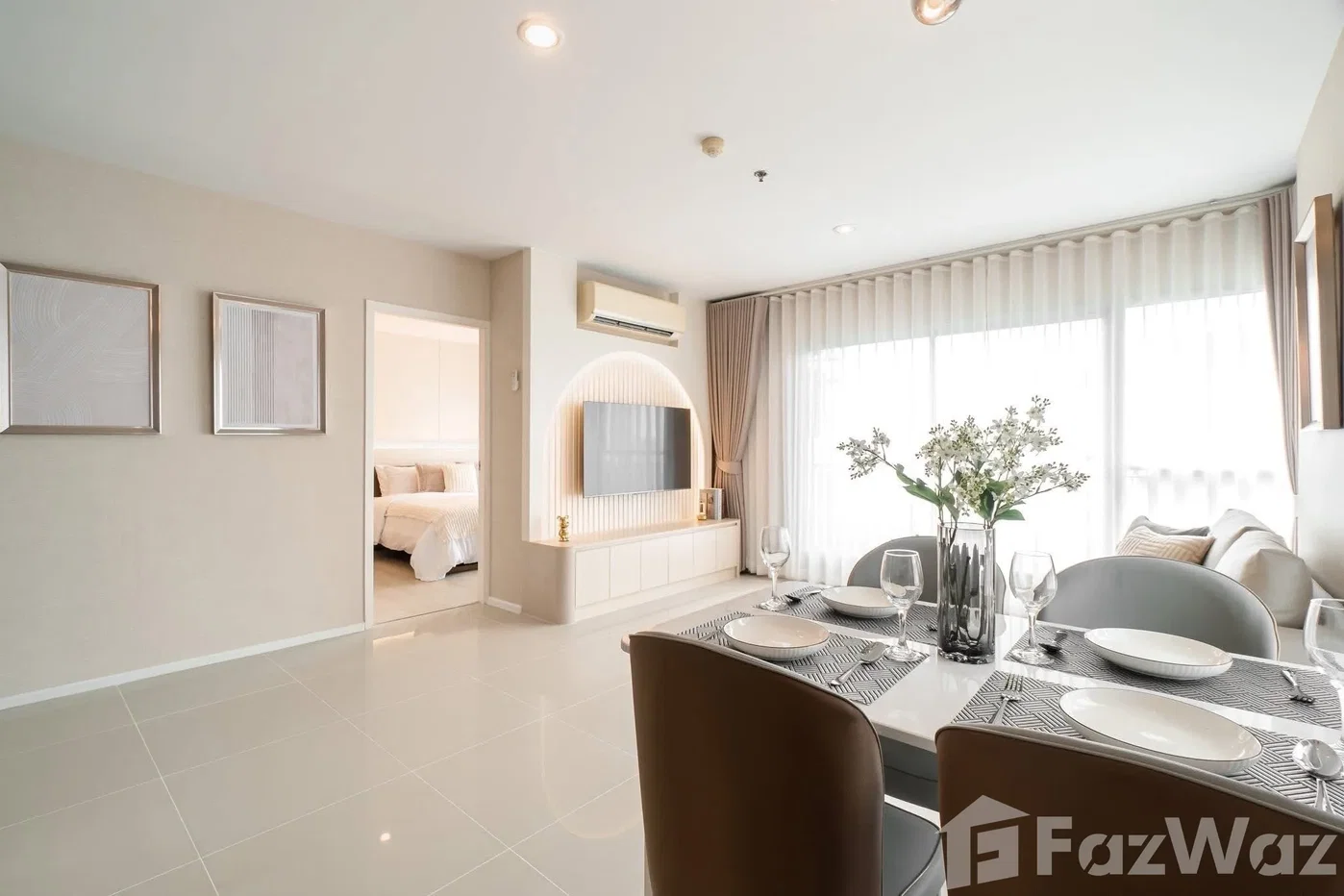 รูป คอนโดให้เช่า 2 ห้องนอน ในโครงการ แอสปาย พระราม 9 5650863 - รูปที่ 5/5