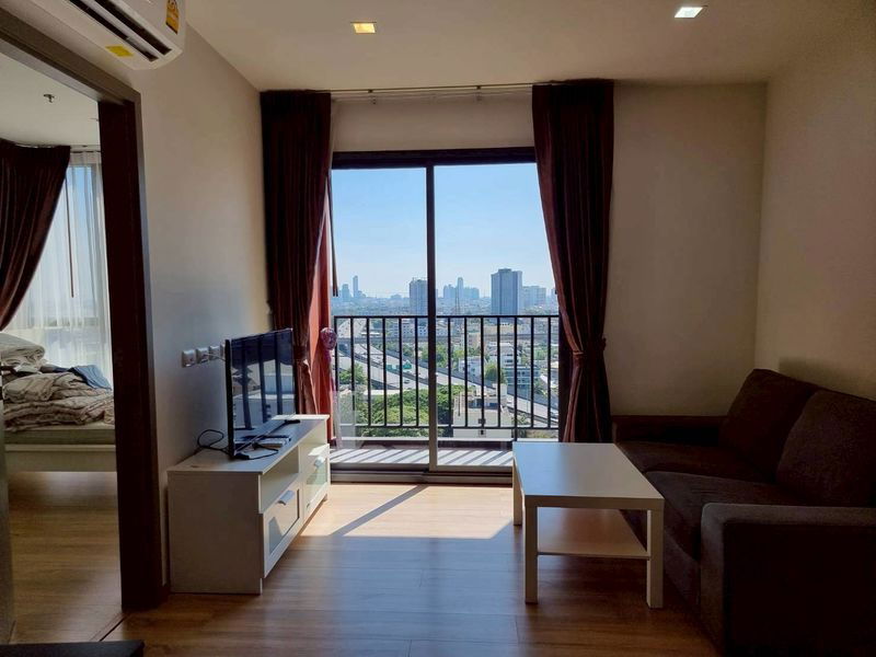 picture For rent 💥THE BASE GARDEN RAMA9 💥 Beautiful room, ready to move in, beautifully decorated, fully furnished. - 1/6