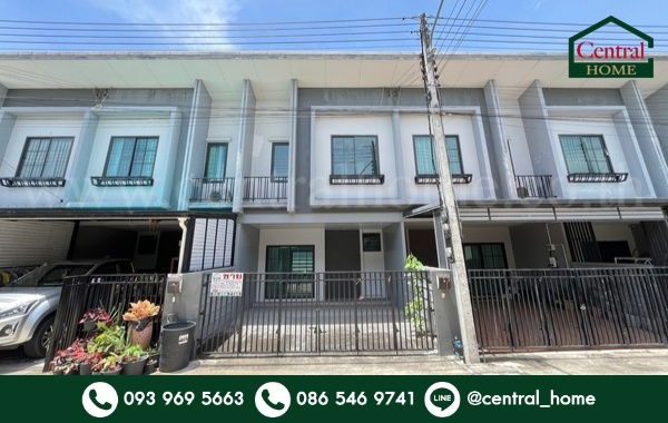รูป ทาวน์เฮ้าส์ บริทาเนีย วงแหวน - จตุโชติ ราคาถูก ซื้อมาไม่เคยอยู่ - รูปที่ 1/14