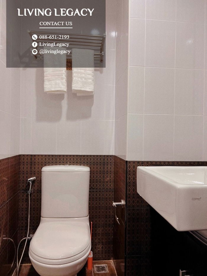 picture LSZV0VVV Condo For Rent Asakan Place Srinakarindra 32.48 Sq.M. Floor 29 line id : @livinglegacy - 13/13