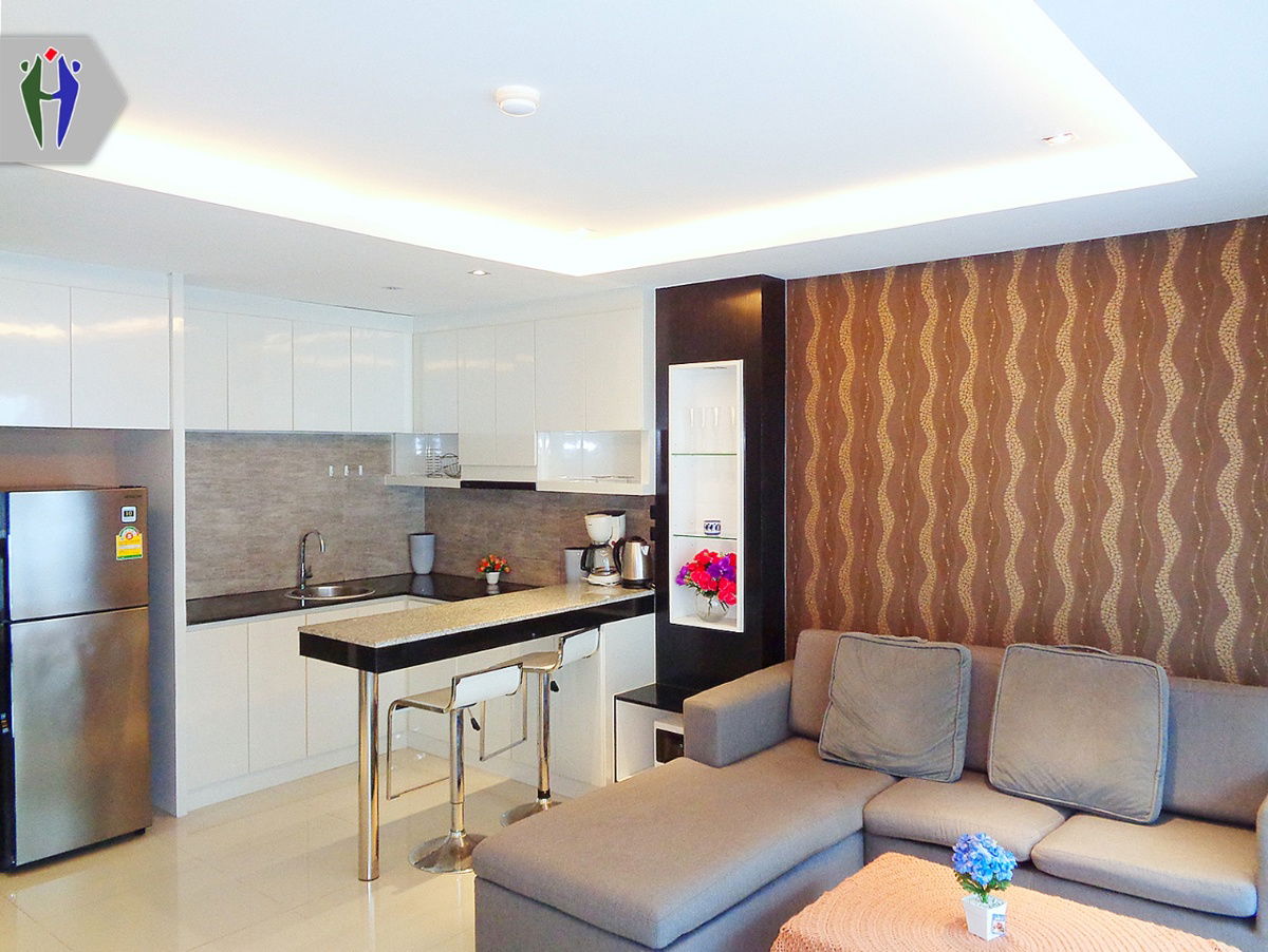 picture Condo for Rent 50 sq.m Pool View. 13,000 baht/month - 2/10