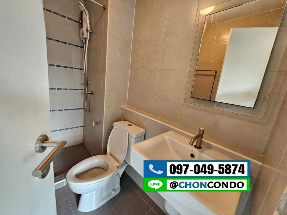 รูป DCondo ดีคอนโด ชั้น8 ตึกB  ------------ห้องมุม------------Tel 097-049-5874 (Line: @choncondo มี@ด้วย) - รูปที่ 4/14