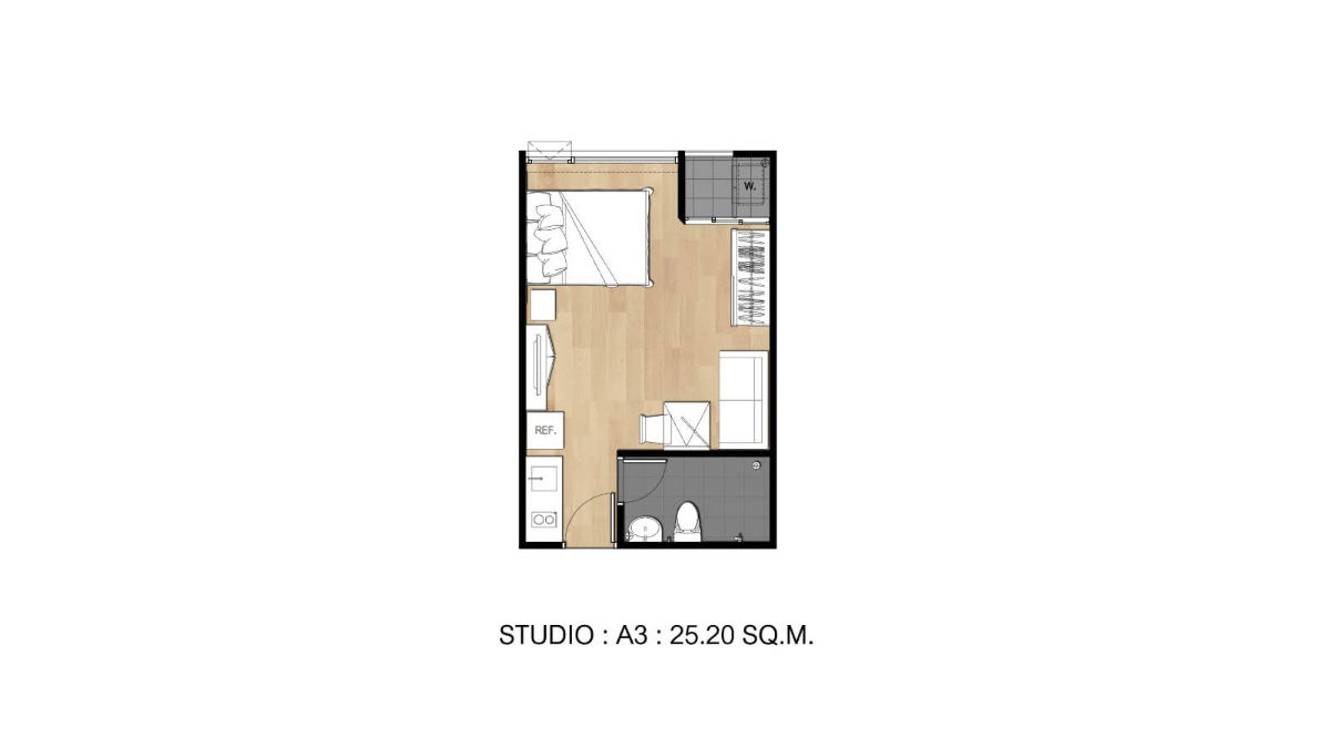 picture ✨Condo Studio Room for Rent – Ready to Move In | Flexi Sathorn - Charoennakorn Phase 2 | Fully Furnished, Great Location, Close to BTS Krung Thon Buri - 12/24