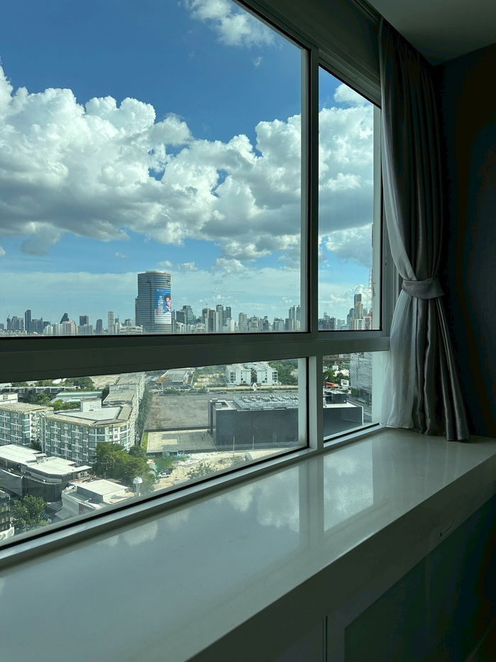 picture WS2216 🏙 Condo for rent TC Green Rama 9 — Corner room, closed kitchen, open view, near MRT Rama 9, only 19,500 baht/month. - 4/19