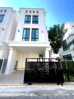 Houses for rent Pradist Manutham Road : For Rent: 3-storey house, Soi Sukontasawat 25, The Master Ekkamai–Sukontasawat Project