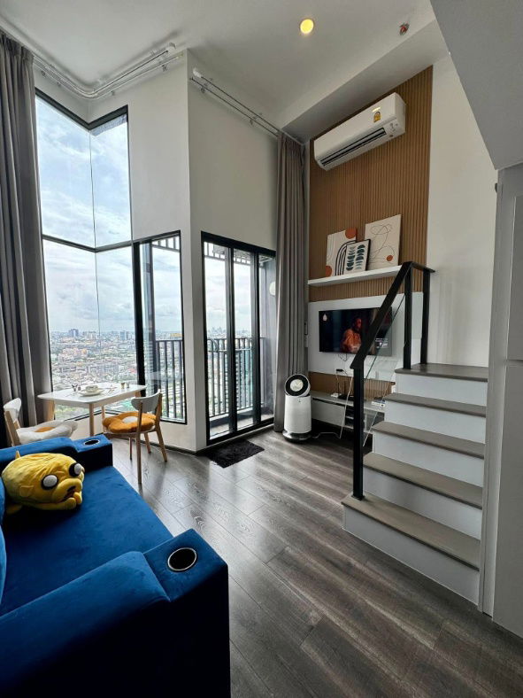 รูป Knightsbridge Space Ratchayothin ติดรถไฟฟ้า พหลโยธิน 24 เดินทางง่าย ฟรีไวไฟ Duplex ขนาด 40 ตรม.   - รูปที่ 2/13