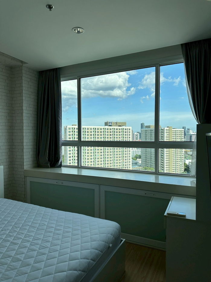 picture WS2216 🏙 Condo for rent TC Green Rama 9 — Corner room, closed kitchen, open view, near MRT Rama 9, only 19,500 baht/month. - 3/19