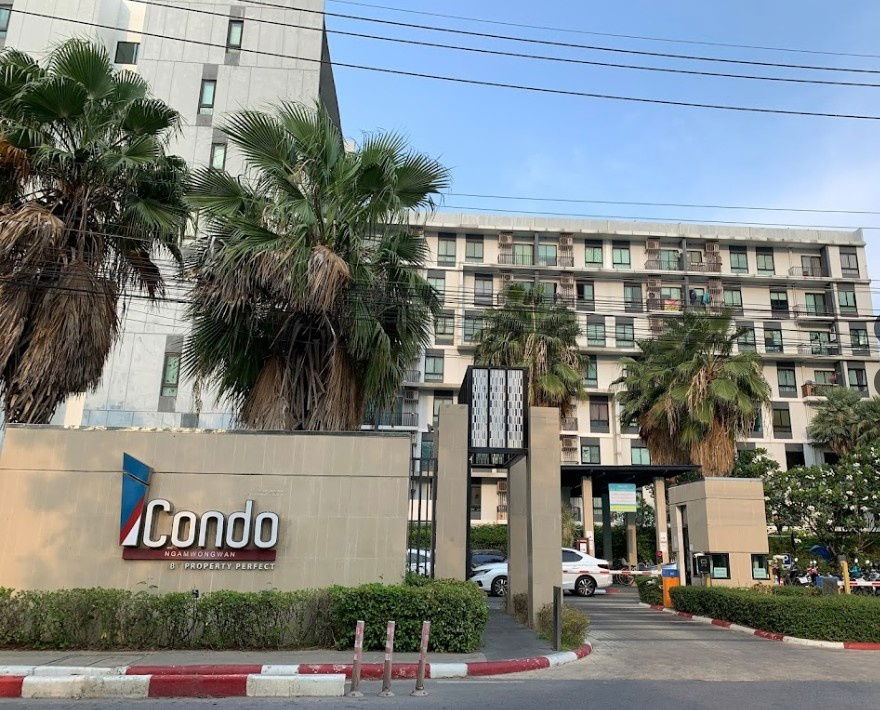 picture For Rent or Sale iCondo Ngamwongwan, 5th Floor, Building L1, 1 Bedroom, 1 Bathroom, fully furnished with electrical appliances, pool view - 13/13