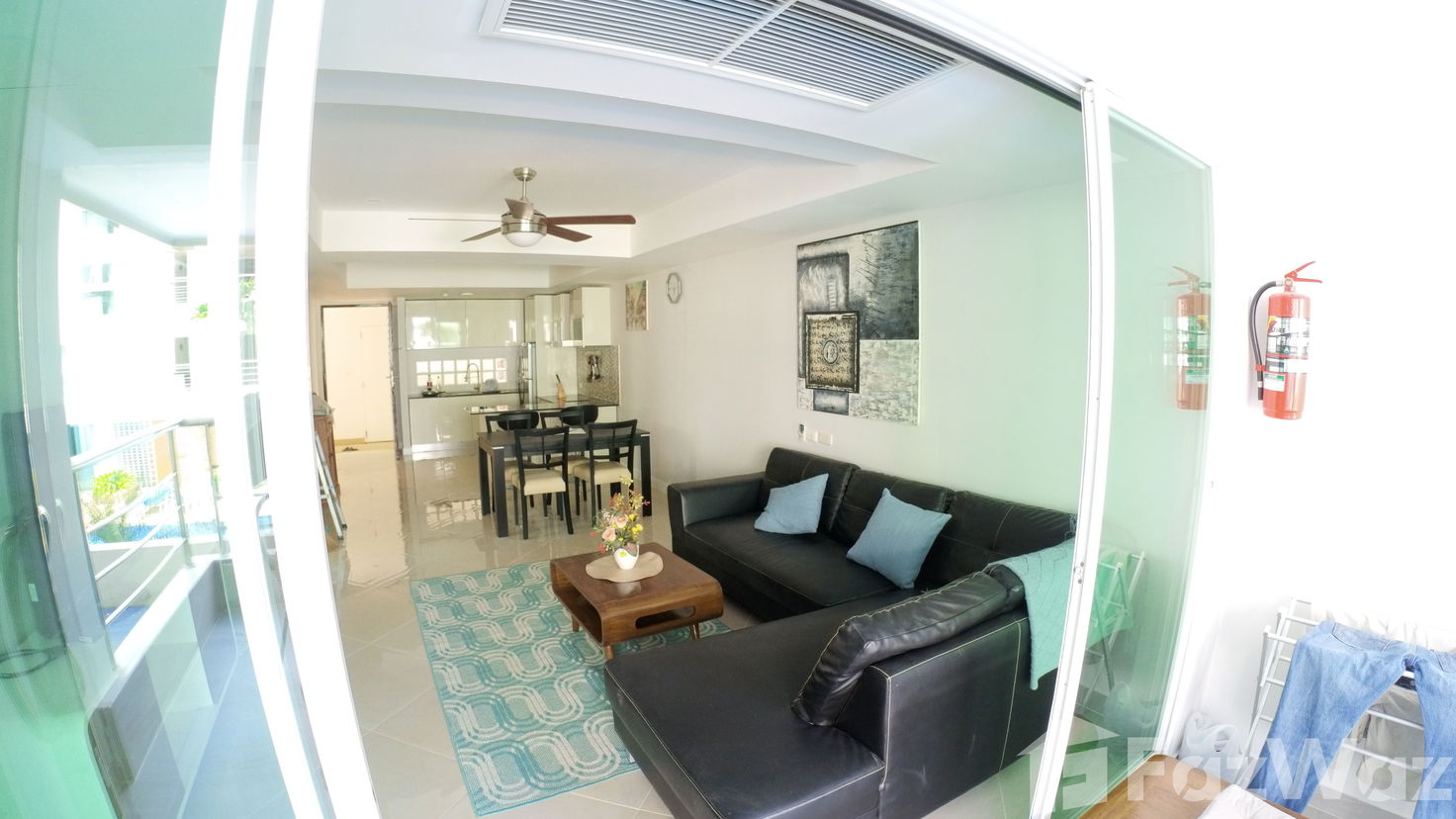 รูป คอนโดให้เช่า 2 ห้องนอน ในโครงการ พีเอ็ชวี คอนโด 1418838 - รูปที่ 8/11