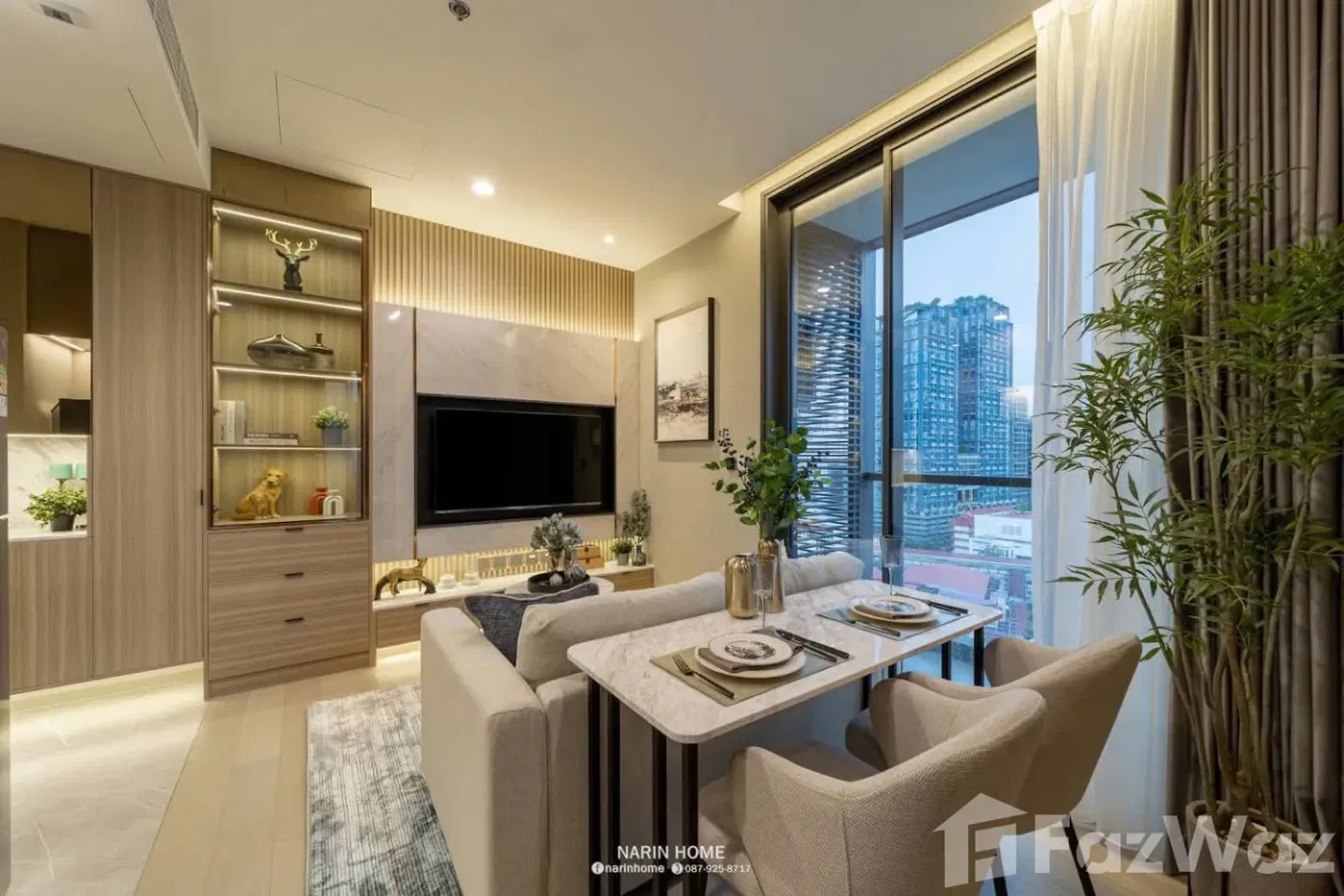 picture Luxury 1-Bed Condo in Prime Bangkok – Fully Furnished - 1/10