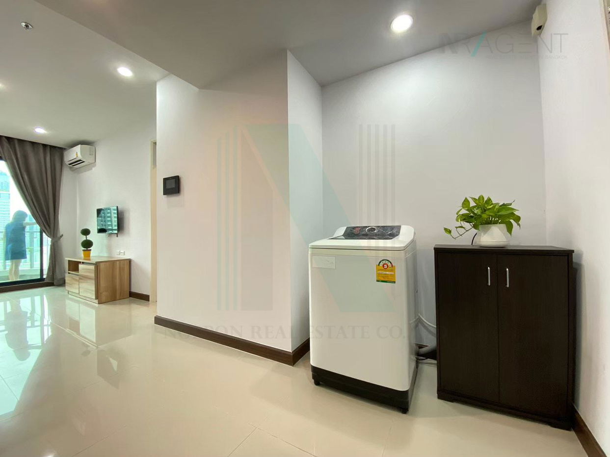 รูป 🚩 ให้เช่าคอนโด ศุภาลัย พรีเมียร์ แอท อโศก อาคาร 1 ชั้น 20 1 ห้องนอน ขนาด 50.00 ตรม ใกล้ MRT เพชรบุรี 150 เมตร - รูปที่ 7/8