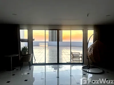 Office for rent Jomtien Sai 1 : Stunning 29th-Floor Penthouse Office with Unmatched Sunsets
