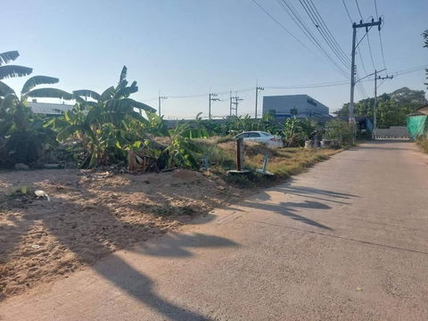 ที่ดิน 60 ตรว.ใกล้ทะเลบางละมุง ตลาดโรงโป๊ะ