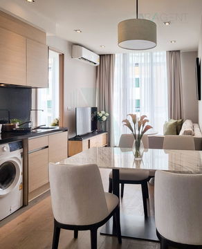 For Rent Condo PARK 24 PHASE 2 Building 6, Floor 25,2 bed room, Room size 56 sqm