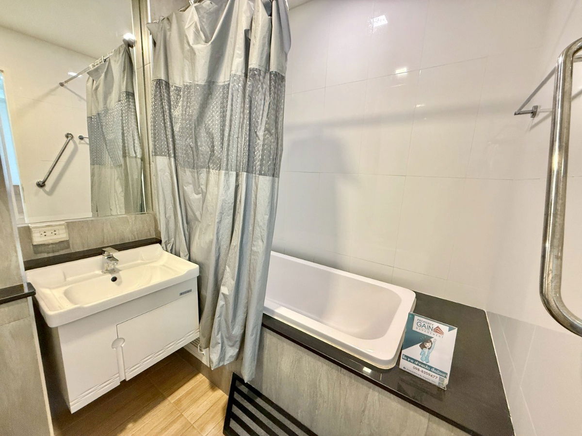 picture 1 bedroom, new building, cheap price, 8,500 baht, 3rd floor, fully furnished, as shown in the picture, nice room, very good value - 14/25