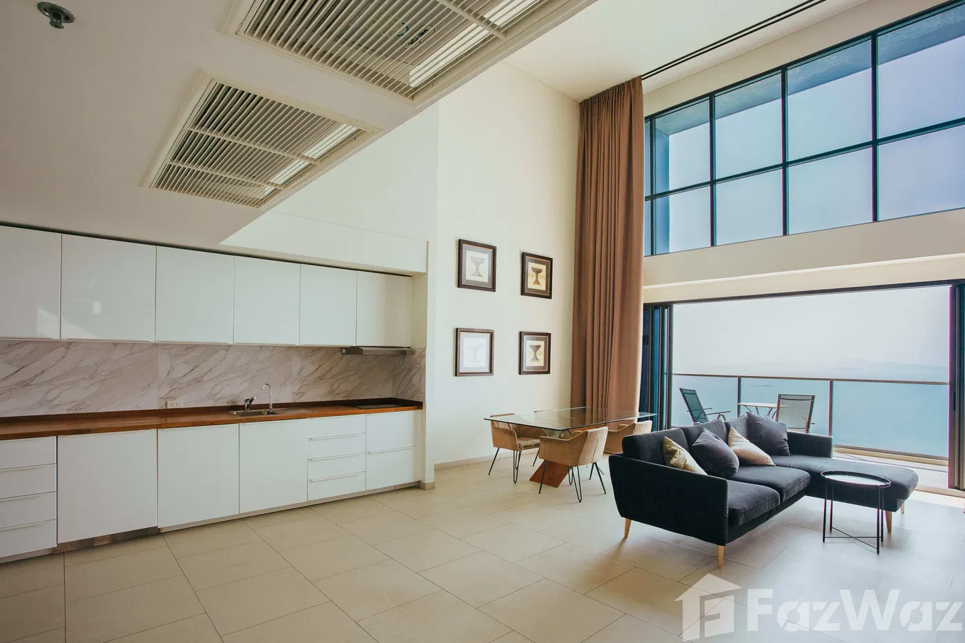 picture Duplex 3 bed 4 bathroom in Zire Wongamat in North Pattaya, - 2/12