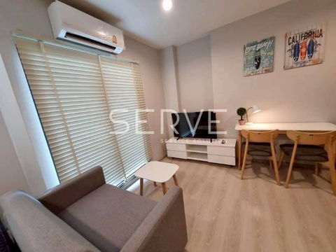 Studio Homey Style Good Location Close to Premier place Srinakarin, Makro , 20 Steps From MRT Si La Salle Station  @ Nue Noble Srinakarin Lasalle