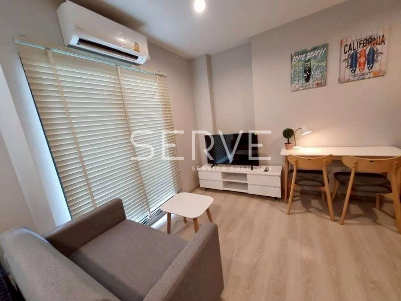 picture Studio Homey Style Good Location Close to Premier place Srinakarin, Makro , 20 Steps From MRT Si La Salle Station  @ Nue Noble Srinakarin Lasalle - 1/9