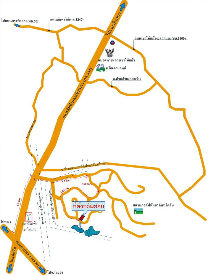 picture ที่ดินเปล่า 1664 square meter Chonburi Bang Lamung Khao Mai Kaeo for 607000 THB - 2/2
