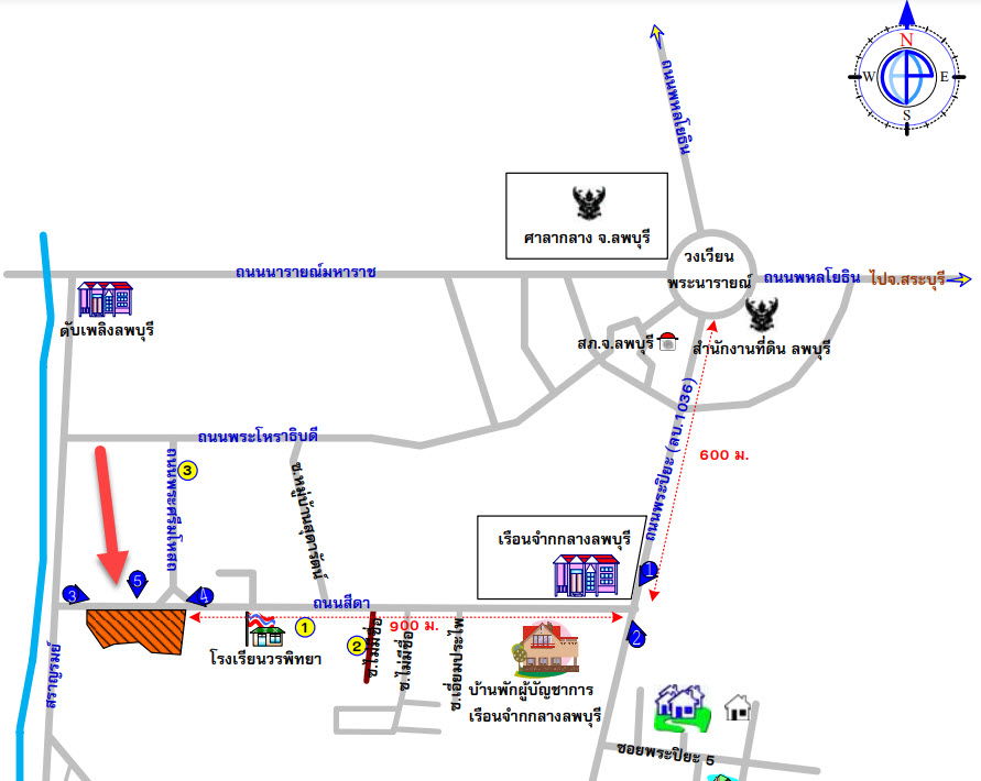 picture ที่ดินเปล่า 8584 square meter Lopburi Muang Lop Buri Tha Hin for 7767000 THB - 2/3