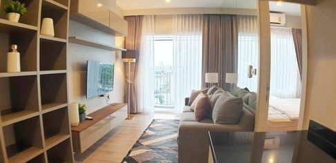 WS2258 🚆 Condo for rent: Amber By Eastern Star, near MRT Tiwanon, only 13,500 baht/month.
