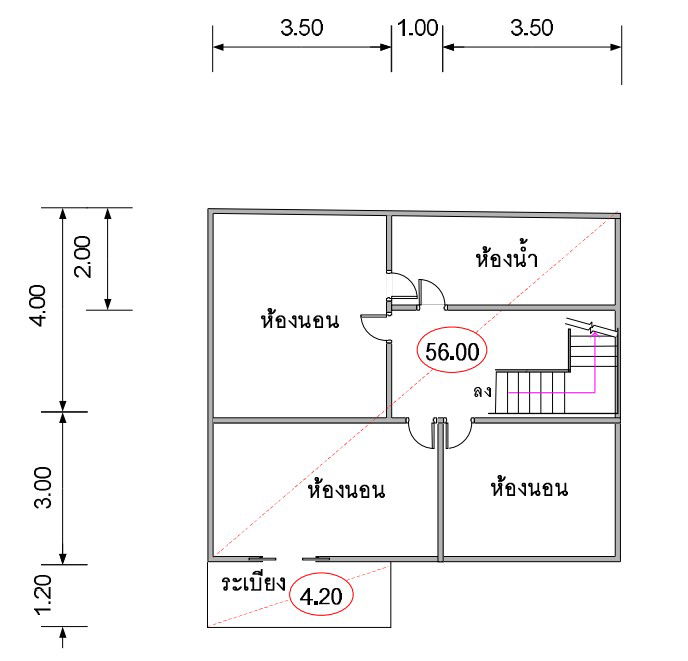 picture บ้านเดี่ยว 228 square meter Nakhon Ratchasima Muang Nakhon Ratchasima Nong Chabok for 3960000 THB - 7/8
