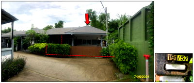 Twin houses for sale Rayong Industrial Park  : บ้านแฝด 216 square meter Rayong Nikhom Pattana Mapkha for 2420000 THB