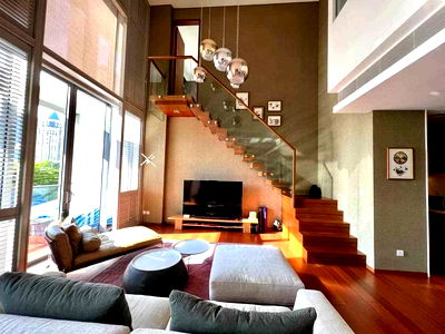 ขายคอนโด : ขายคอนโด Duplex The Sukhothai Residences ห้องขนาด 156.8 ตรม Fully Furnished พร้อมเฟอร์นิเจอร์ 