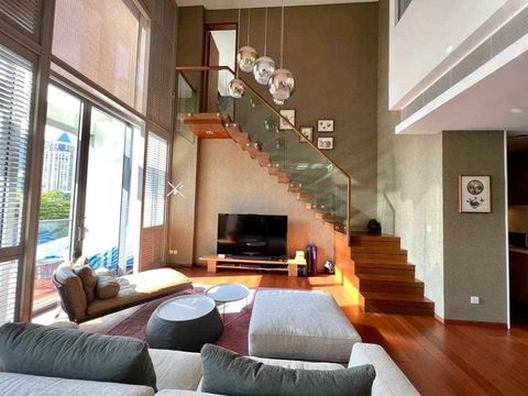For Sale – Duplex at The Sukhothai Residences A spacious 156.8 sq.m. duplex