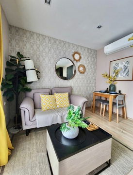 *** Condo for Rent : The Base Garden-Rama9 High floor Fully furnished Nice decorated ***