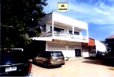 Shophouses for sale Bung Nong Khot Khon Kaen : อาคารพาณิชย์ 585.2 square meter Khon Kaen Muang Khon Kaen Ban Pet for 3807000 THB